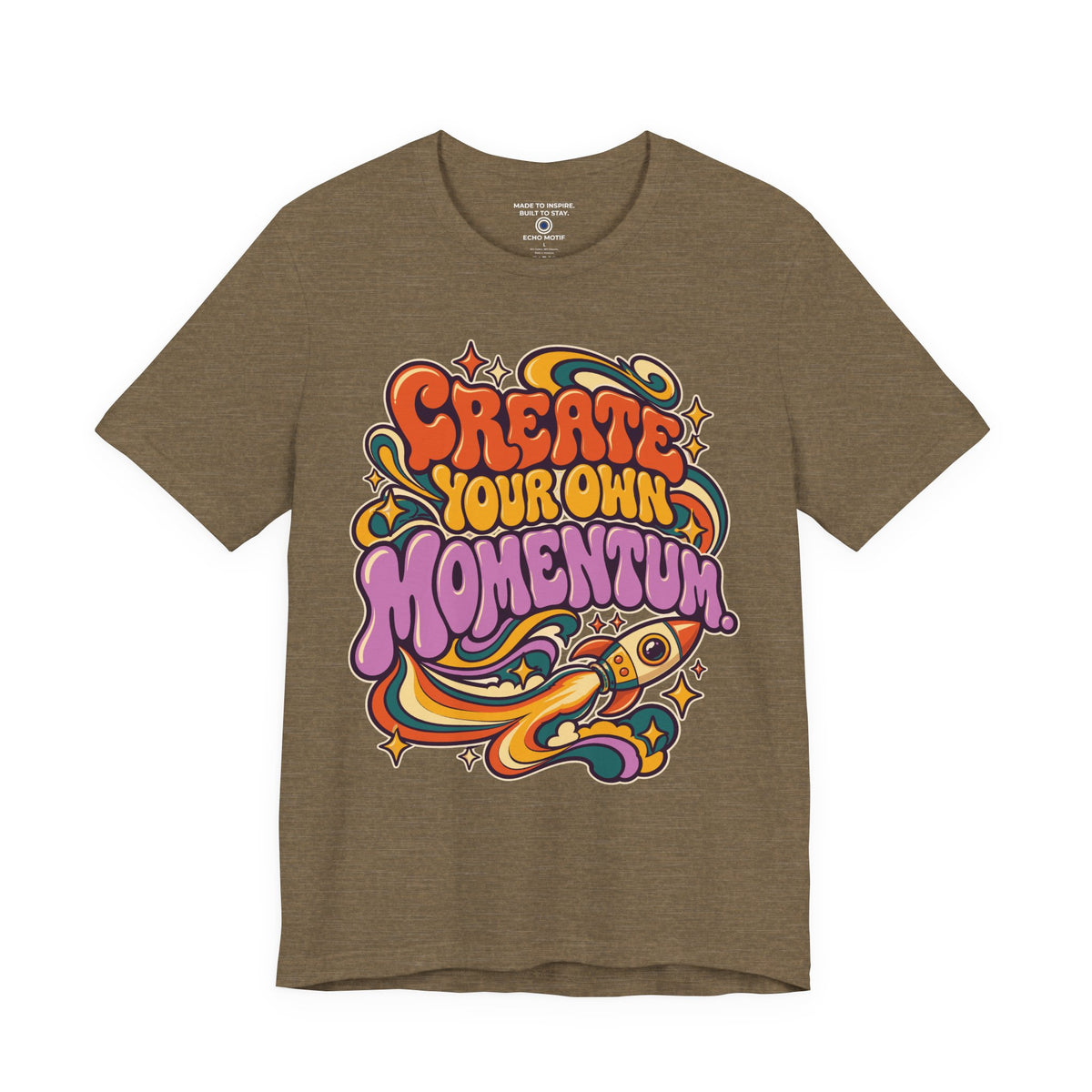 Create Your Own Momentum. — Retro & Psychedelic — Heather Olive — front