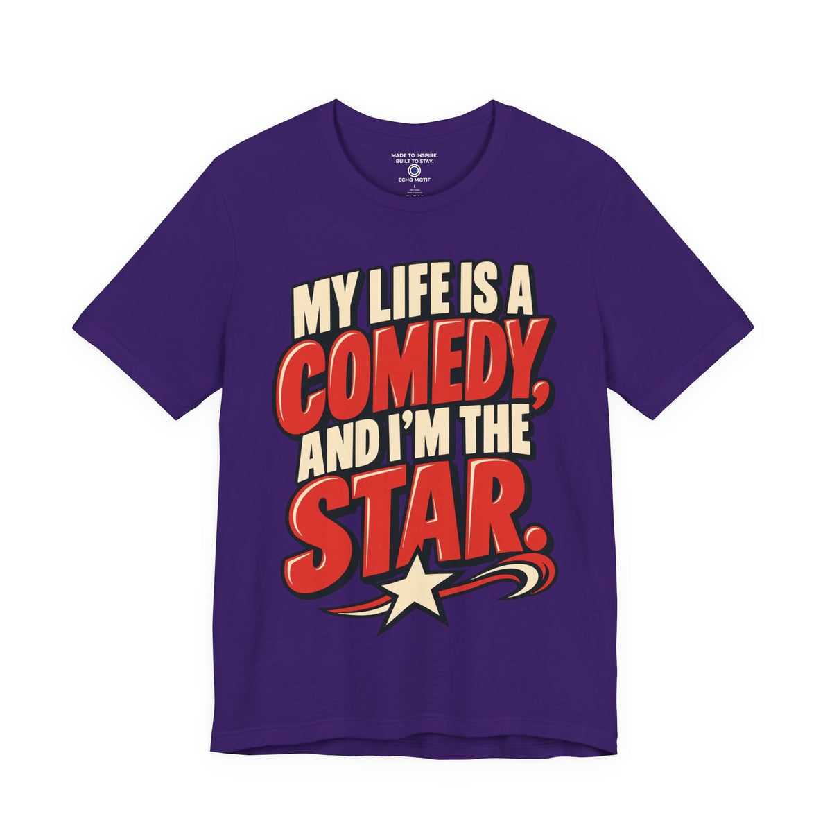My Life Is A Comedy — Simple & Direct — Team Purple — front