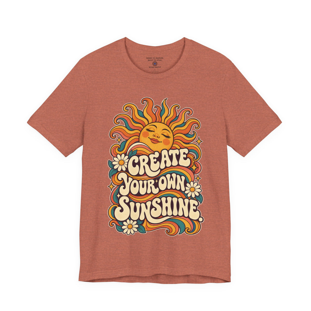 Create Your Own Sunshine. — Retro & Psychedelic — Heather Clay — front