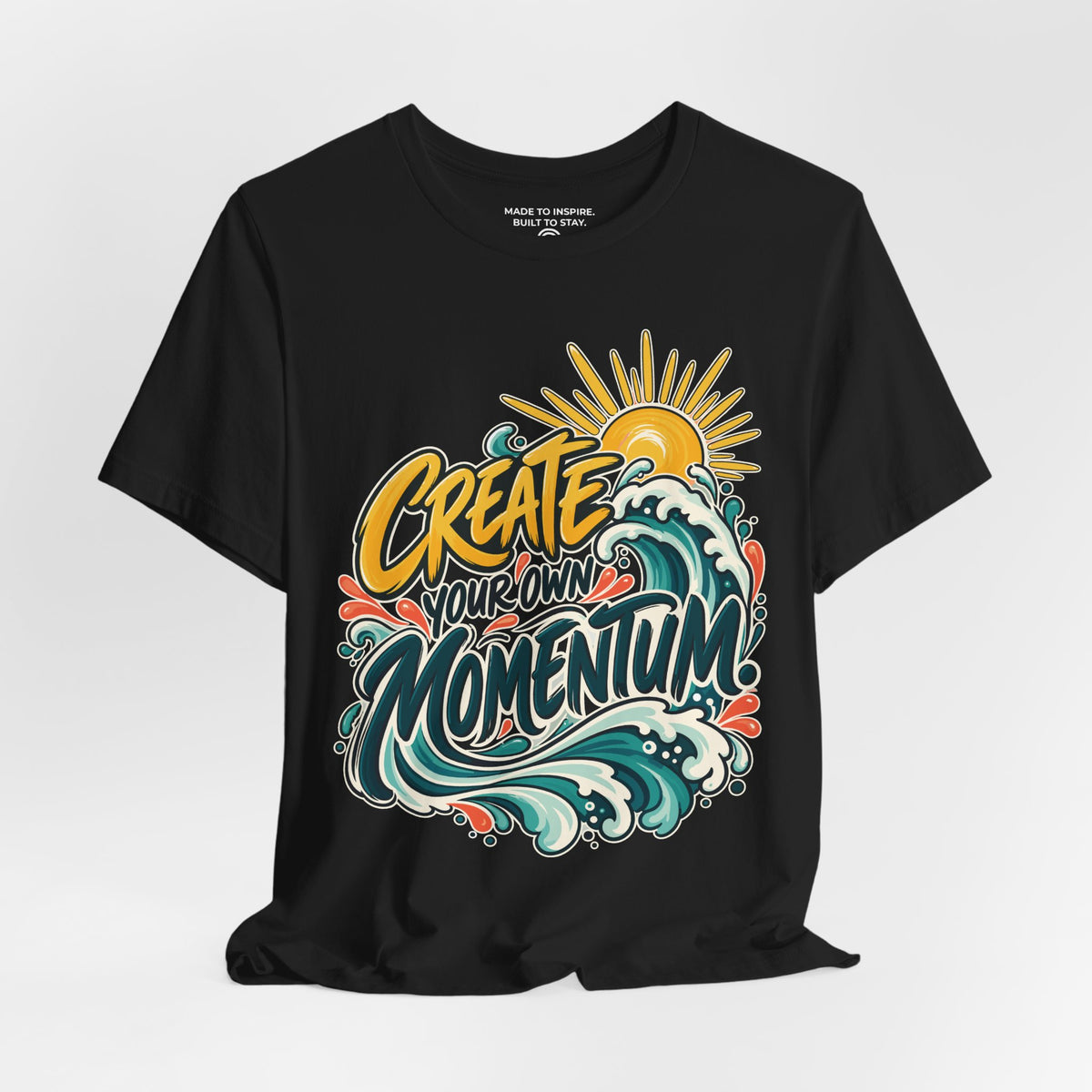 Echo Motif open shirt — Black