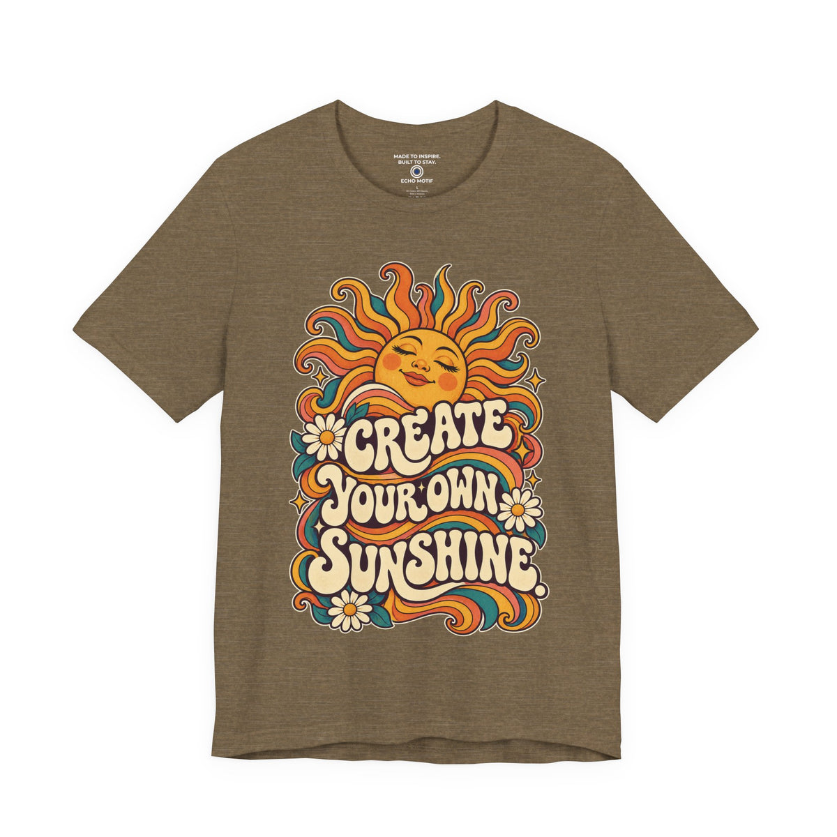 Create Your Own Sunshine. — Retro & Psychedelic — Heather Olive — front