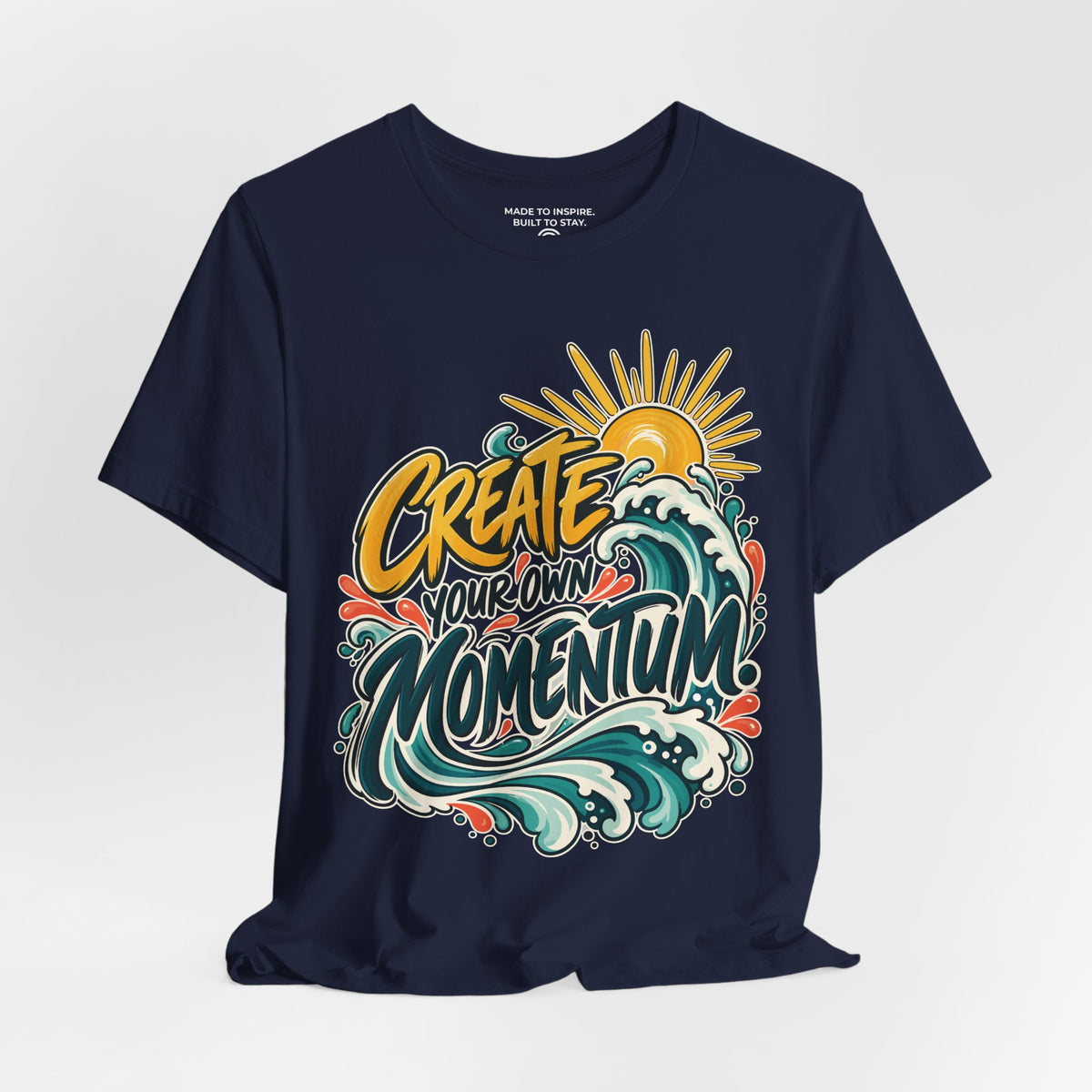 Echo Motif open shirt — Navy