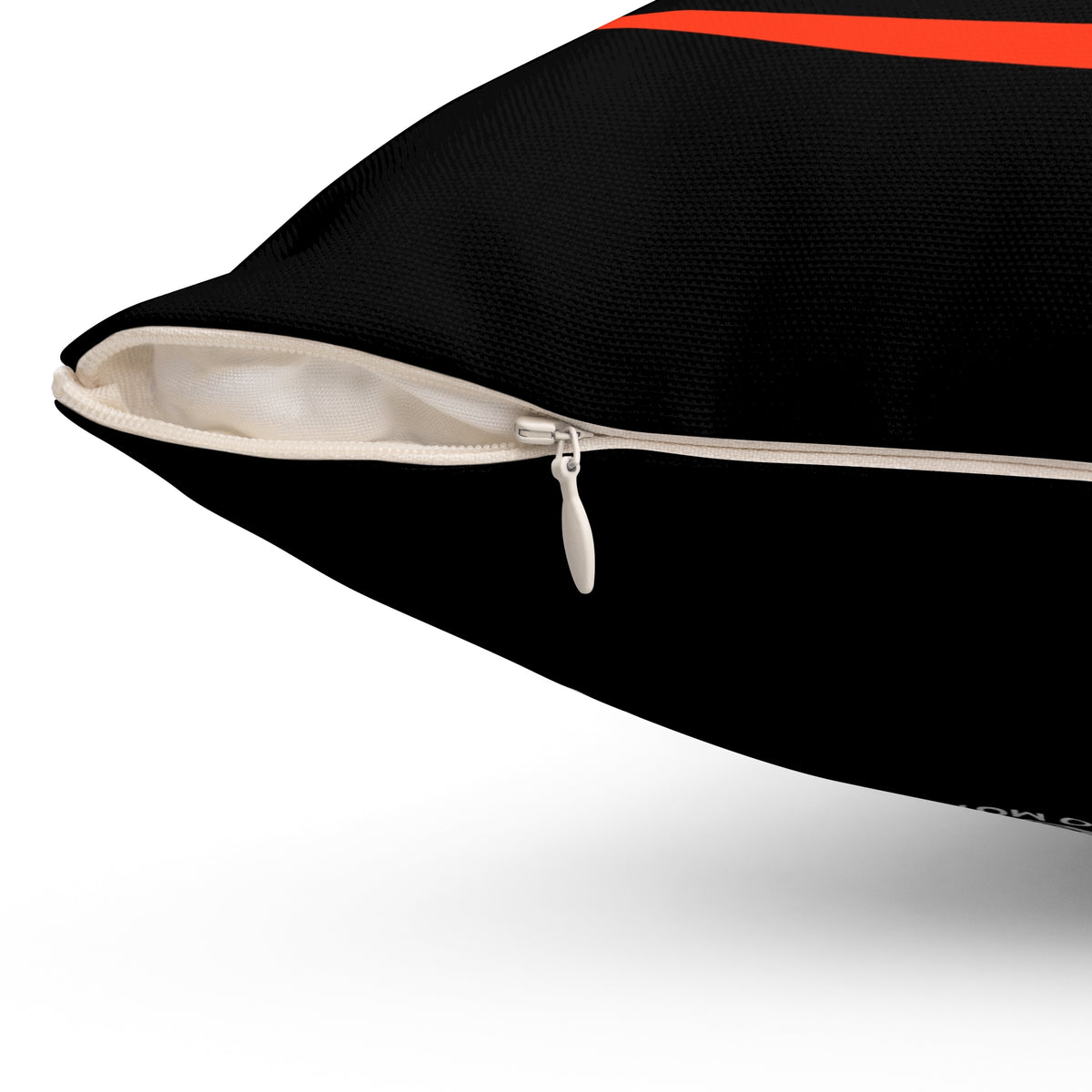 Create Your Own Momentum. Black Spun Polyester Square Pillow — Simple & Direct