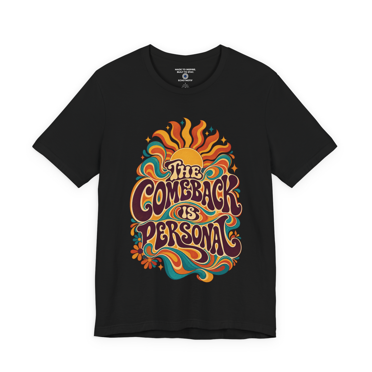 The Comeback Is Personal. — Retro & Psychedelic — Black — front