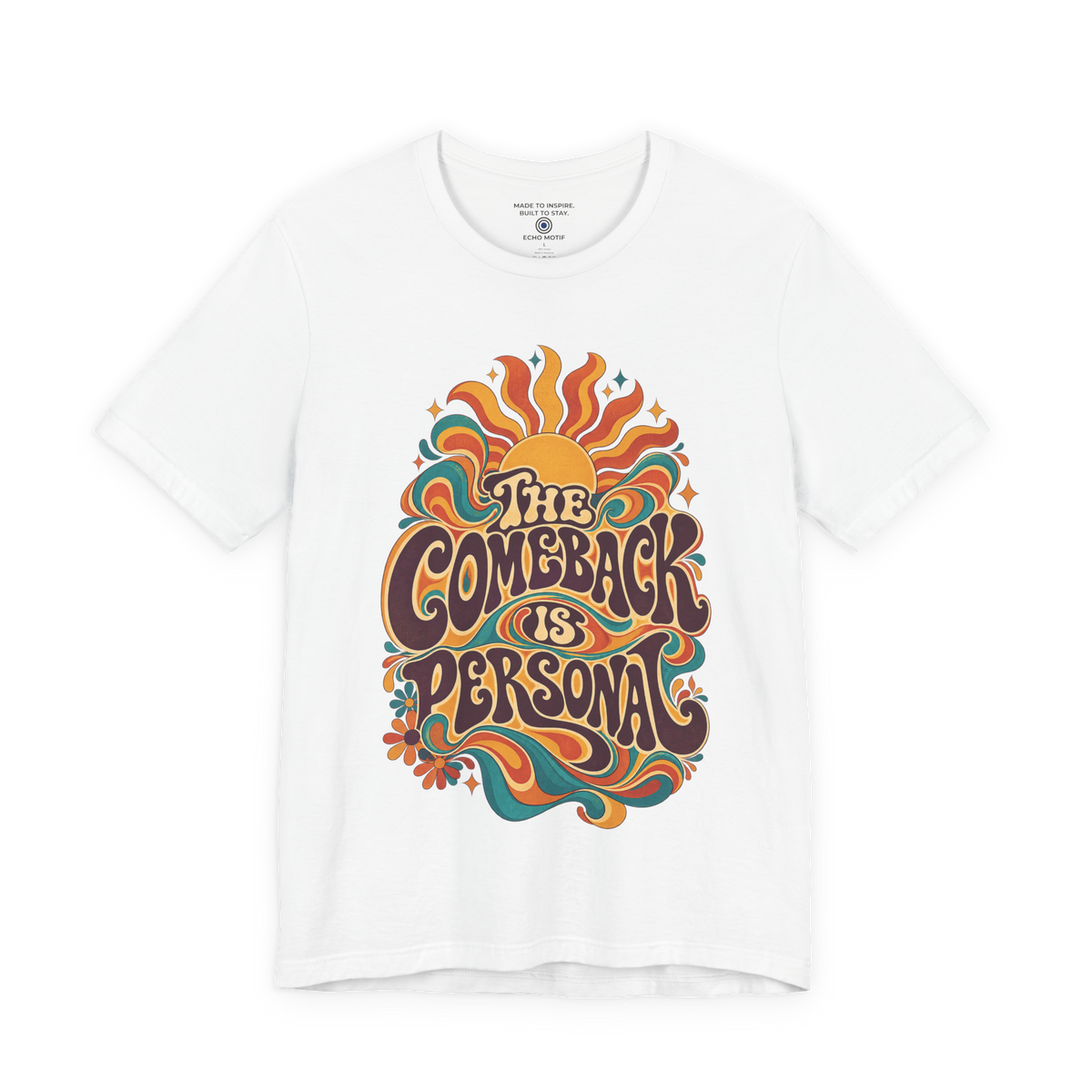 The Comeback Is Personal. — Retro & Psychedelic — White — front