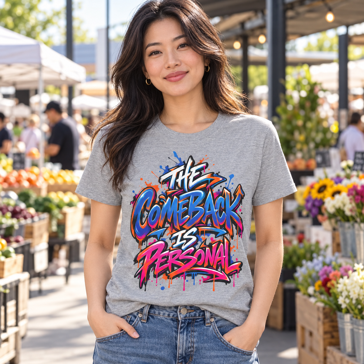 The Comeback Is Personal. — Graffiti & Street Art — Athletic Heather — lifestyle