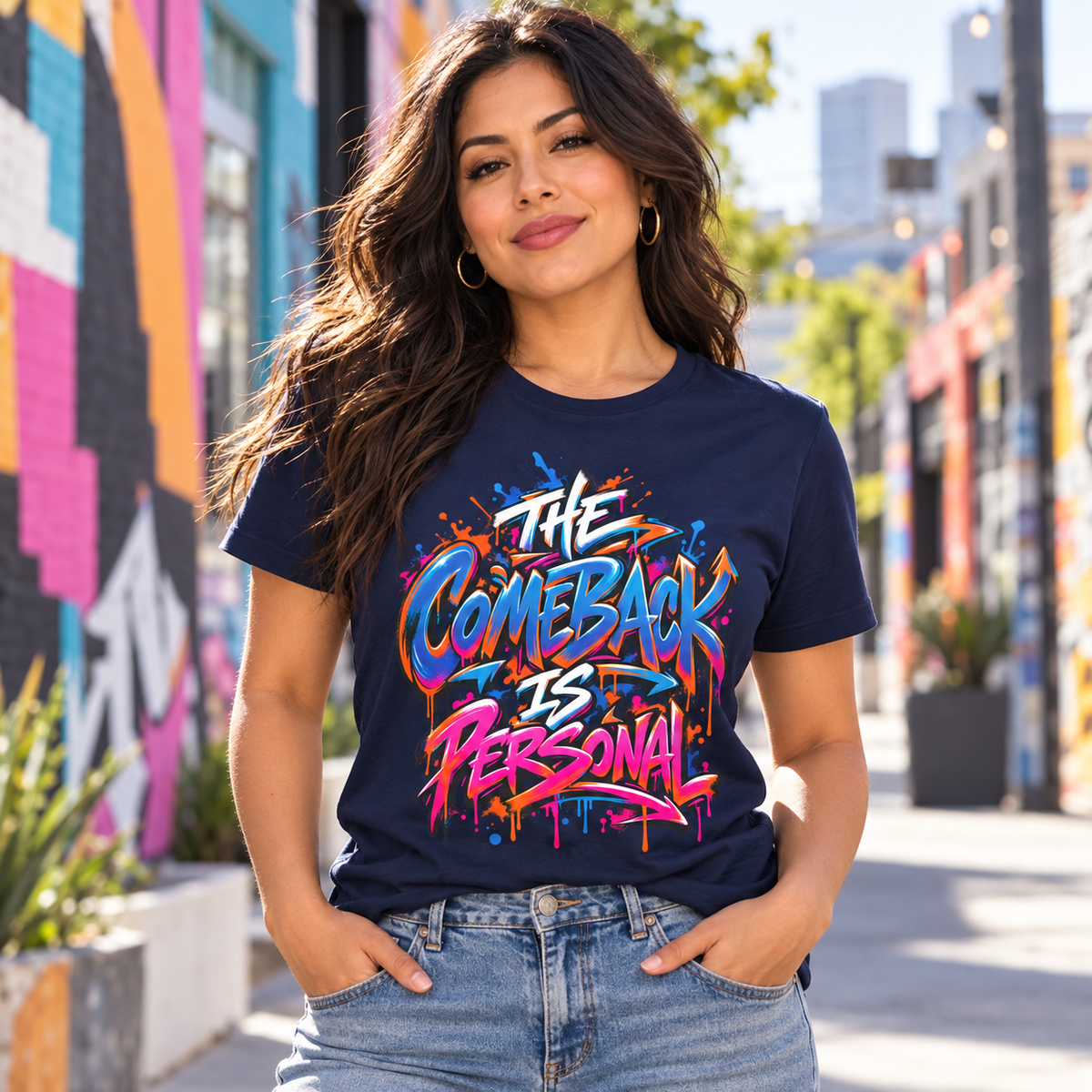 The Comeback Is Personal. — Graffiti & Street Art — Navy — lifestyle