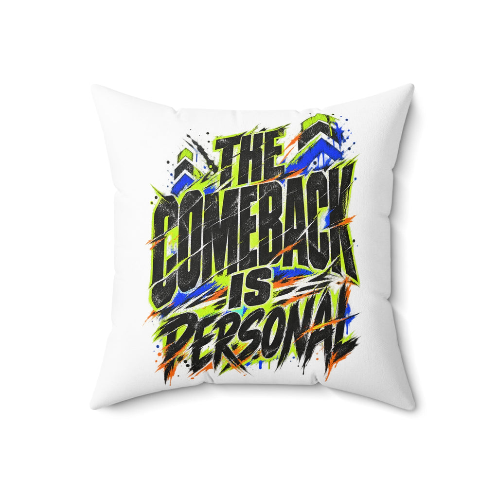 white Grunge & Vibrant pillow front18