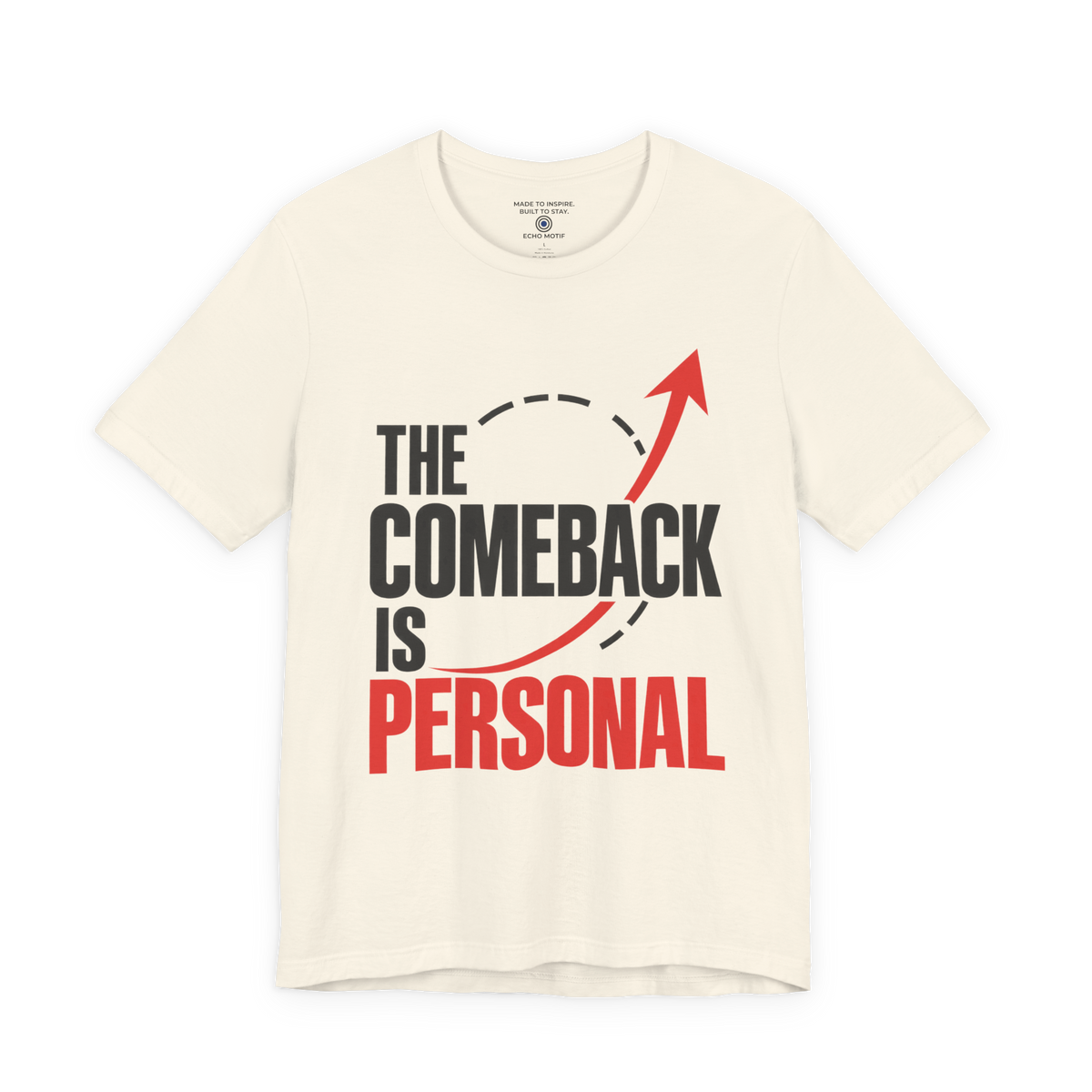 The Comeback Is Personal. — Modern & Minimalist — Natural — front