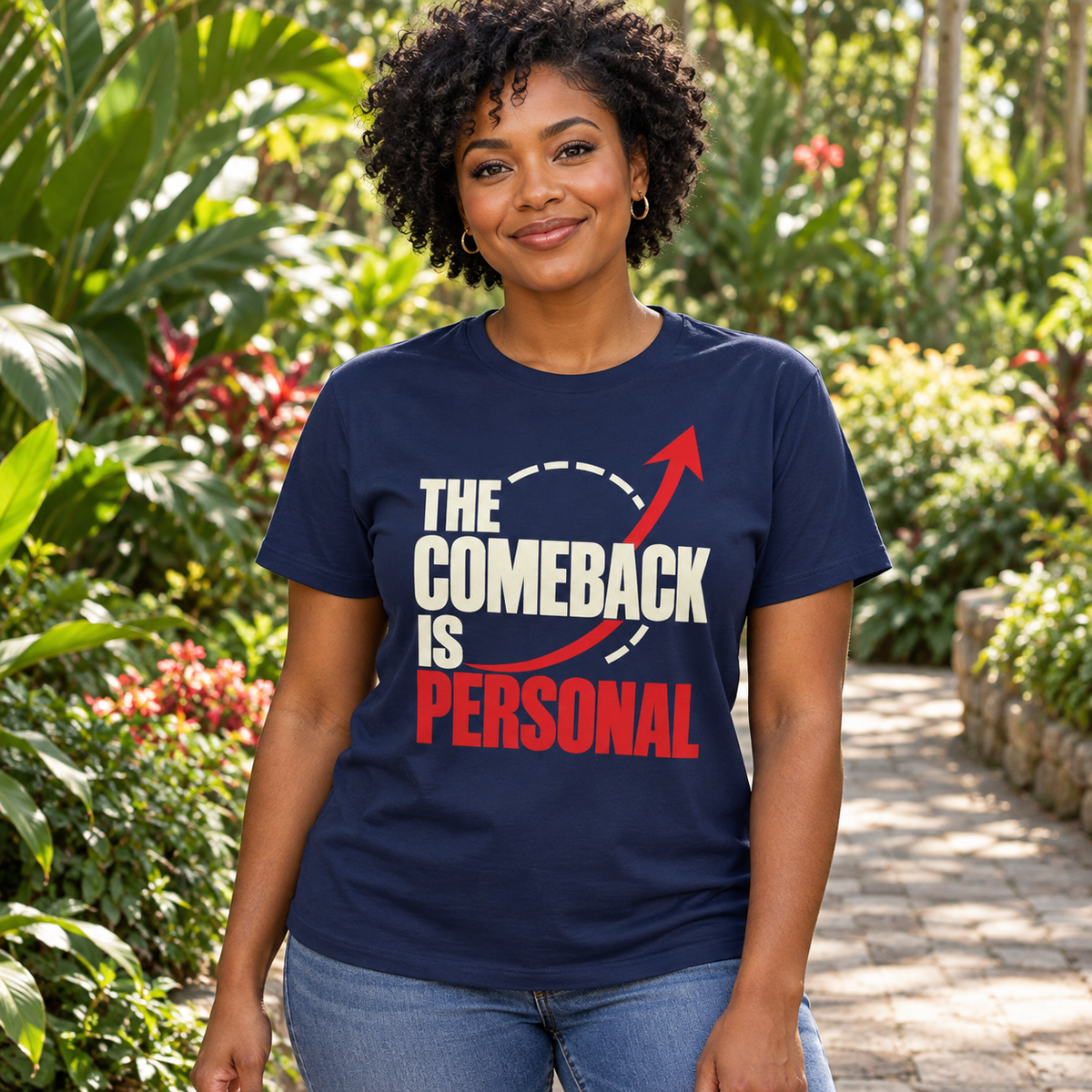 The Comeback Is Personal. — Modern & Minimalist — Navy — lifestyle