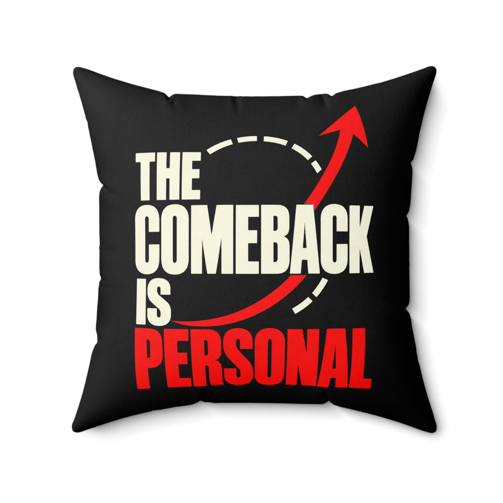black Modern & Minimalist pillow 20-inch front