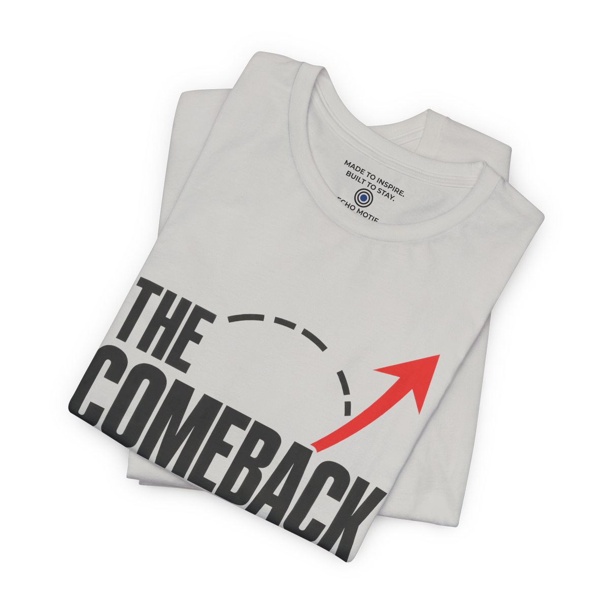 The Comeback Is Personal. — Modern & Minimalist — Silver — folded