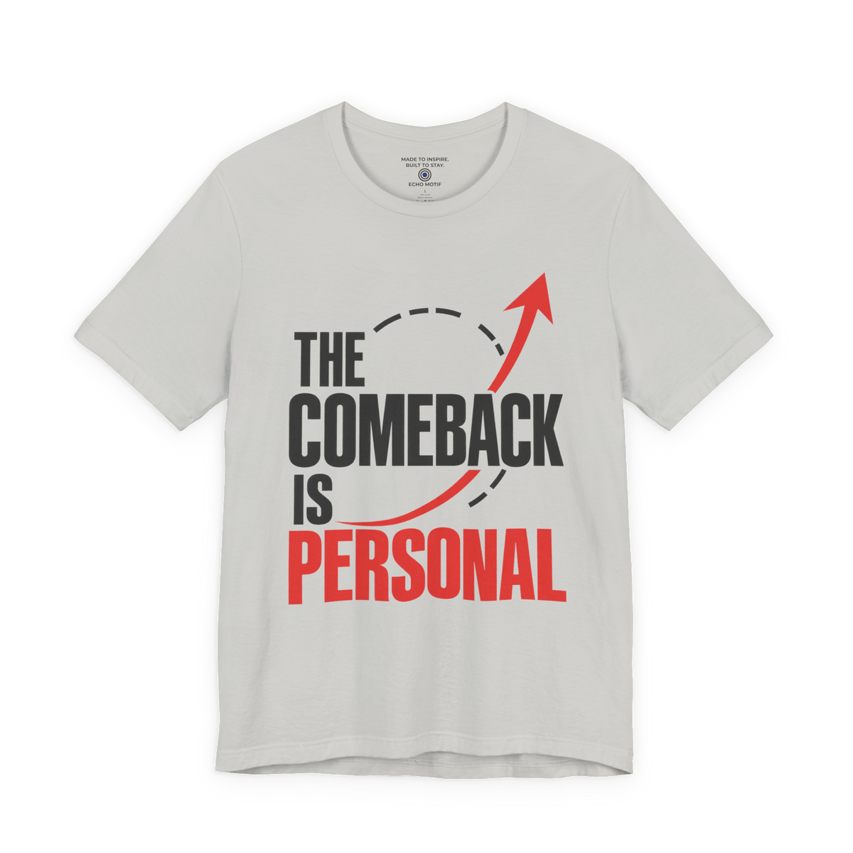 The Comeback Is Personal. — Modern & Minimalist — Silver — front
