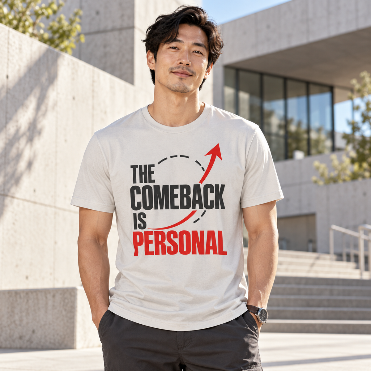 The Comeback Is Personal. — Modern & Minimalist — Silver — lifestyle