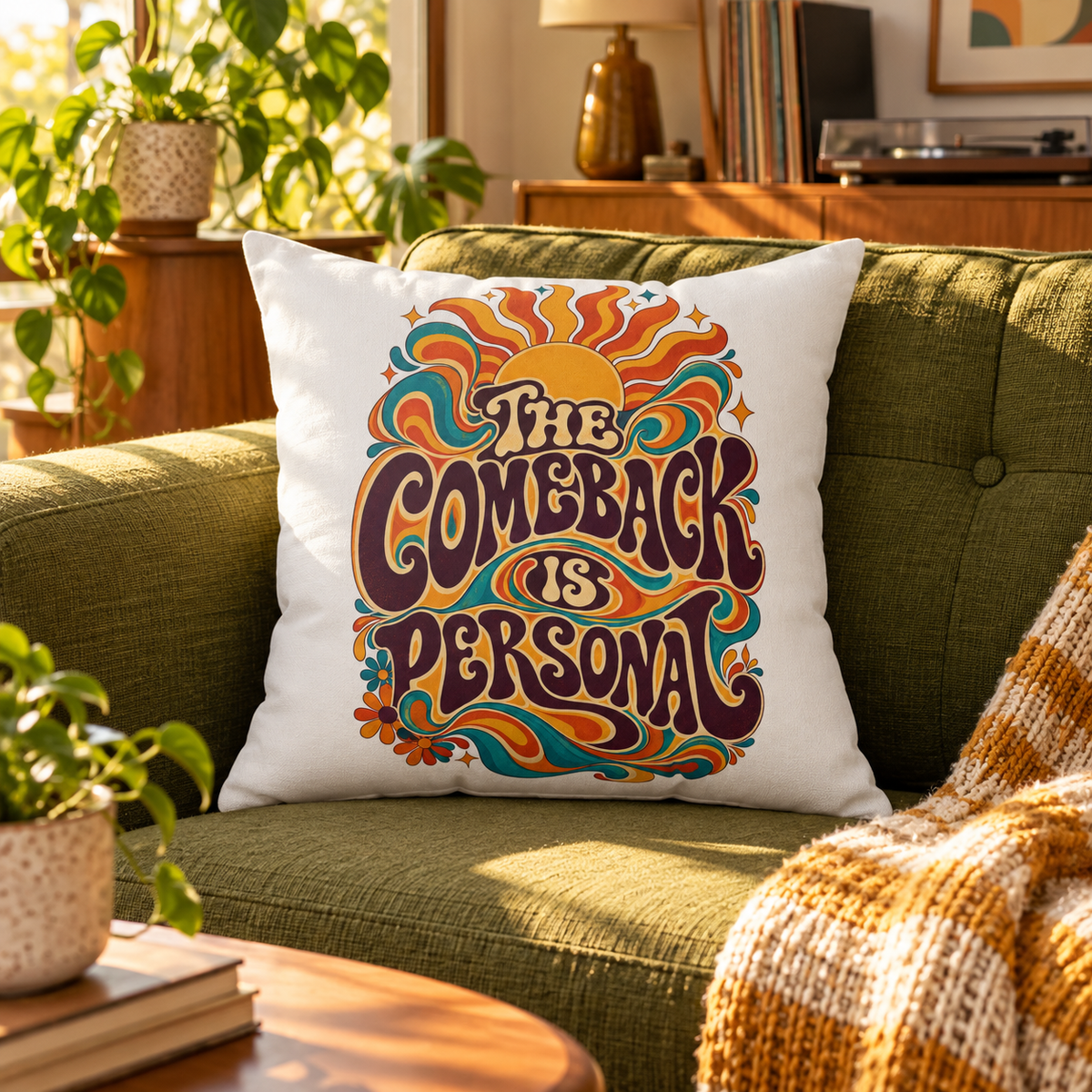 white retro pillow lifestyle