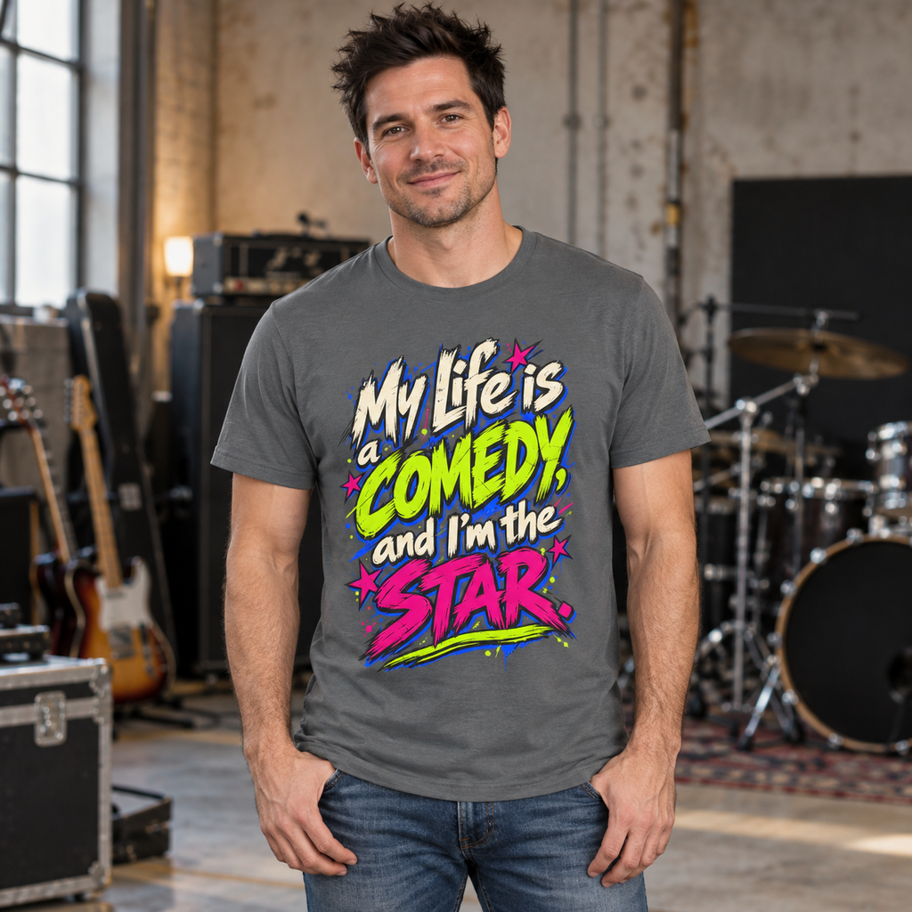 My Life Is A Comedy And I'm The Star. — Grunge & Vibrant — Asphalt — lifestyle