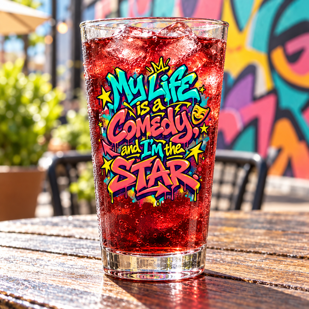 Graffiti & Street Art — Comedy pint glass cold drink lifestyle