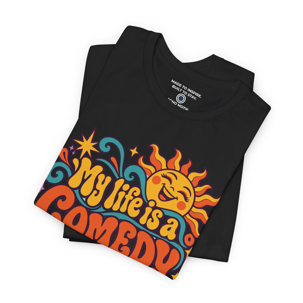 My Life Is A Comedy And I'm The Star. — Retro & Psychedelic — Black — folded