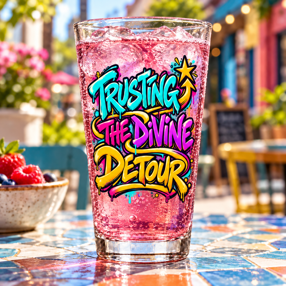 Trusting the divine detour. — Graffiti & Street Art — pint — lifestyle