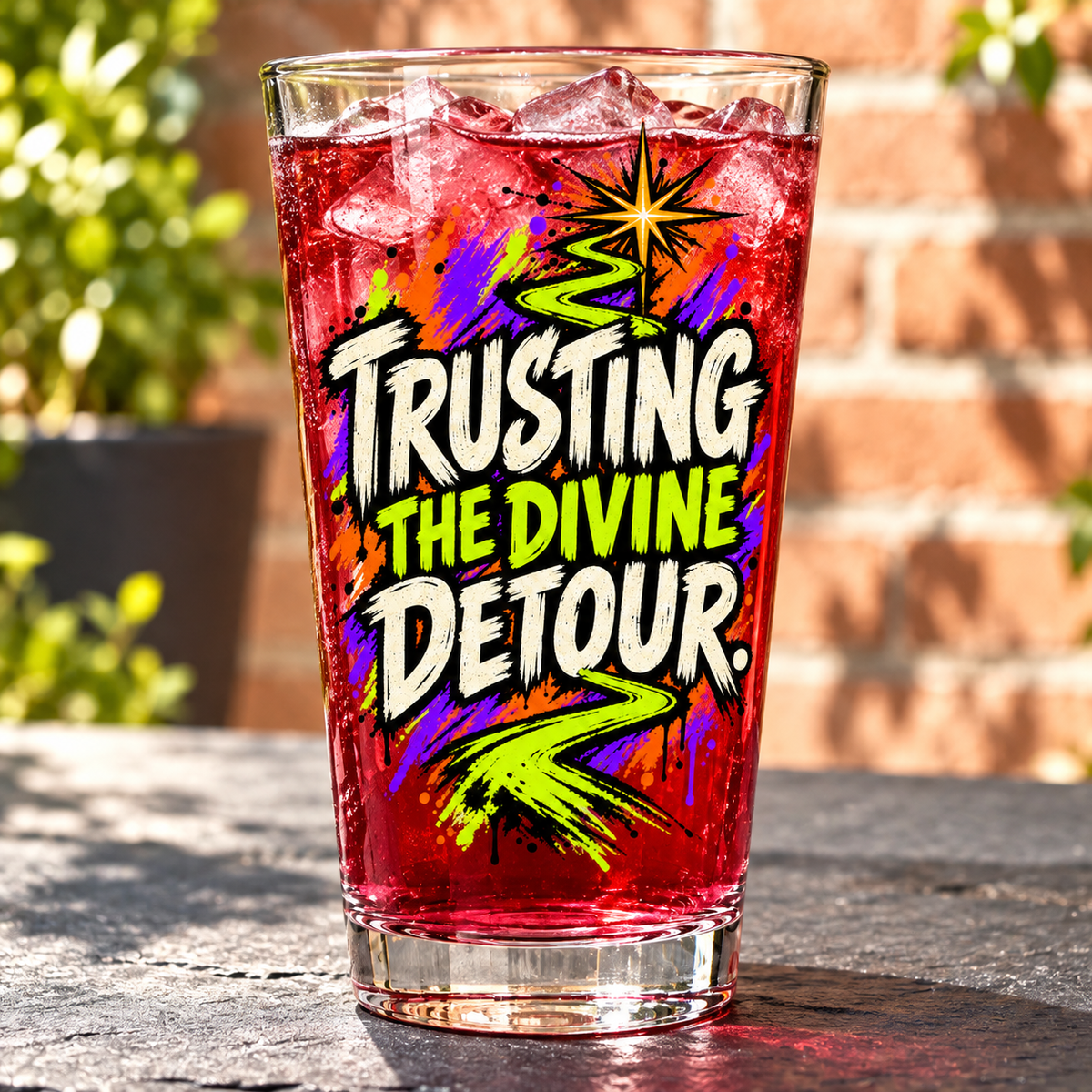 Trusting the divine detour. — Grunge & Vibrant — pint — lifestyle