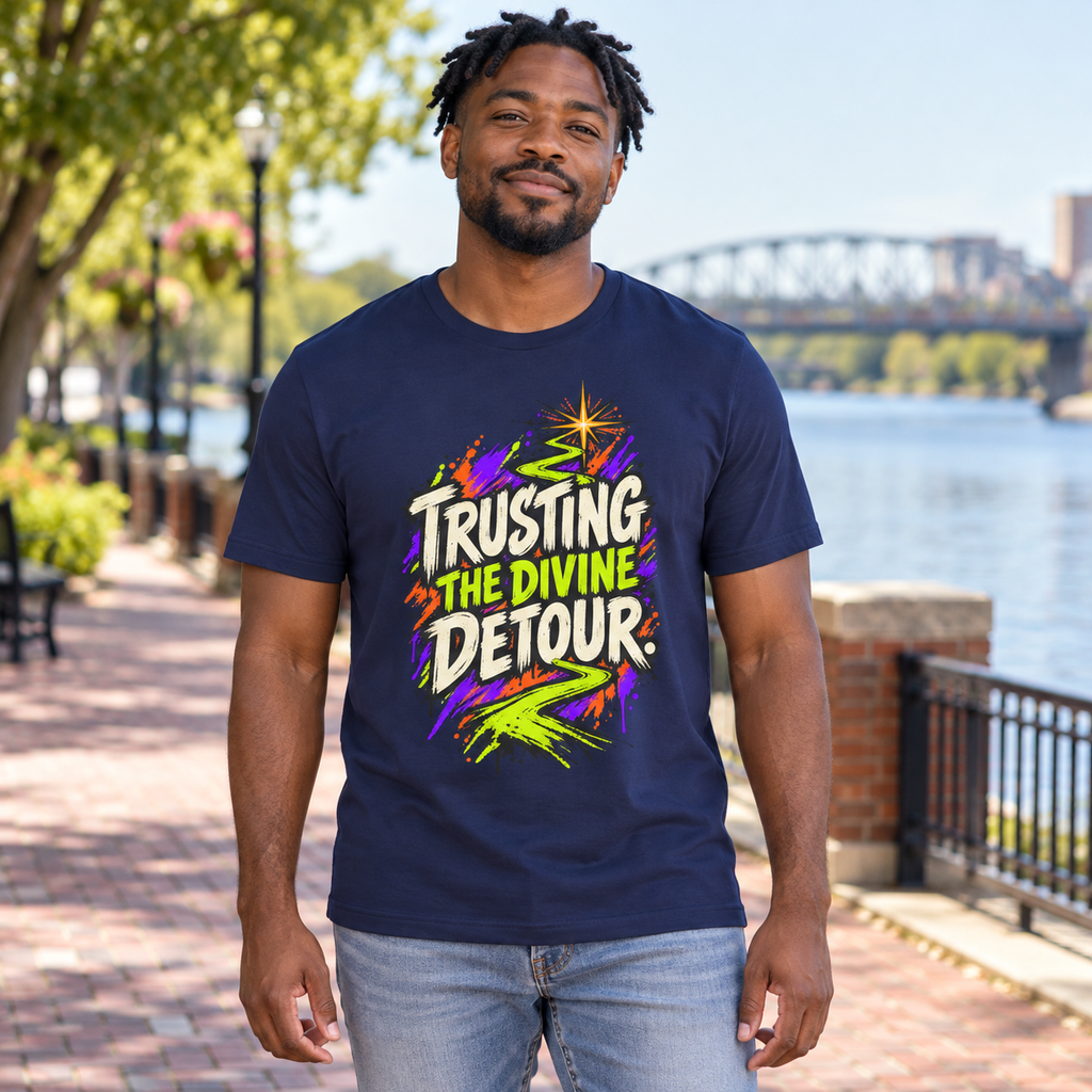 Trusting the divine detour. — Grunge & Vibrant — Navy — lifestyle