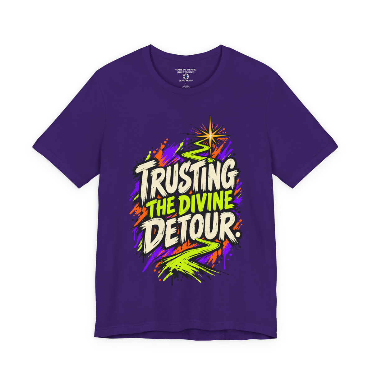 Trusting the divine detour. — Grunge & Vibrant — Team Purple — front