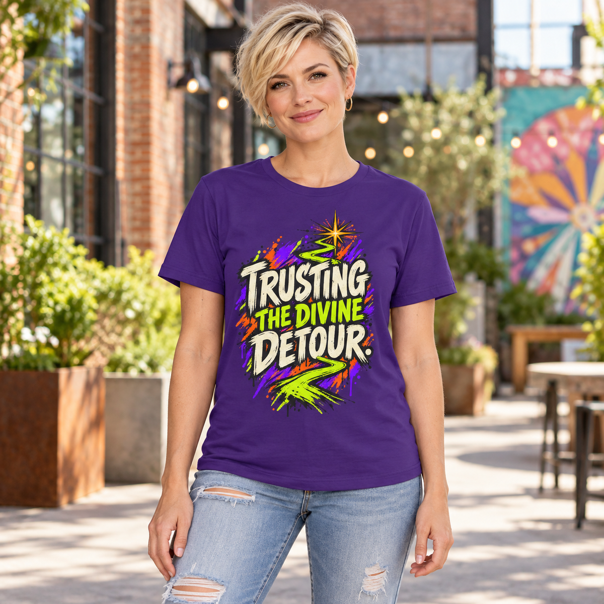 Trusting the divine detour. — Grunge & Vibrant — Team Purple — lifestyle