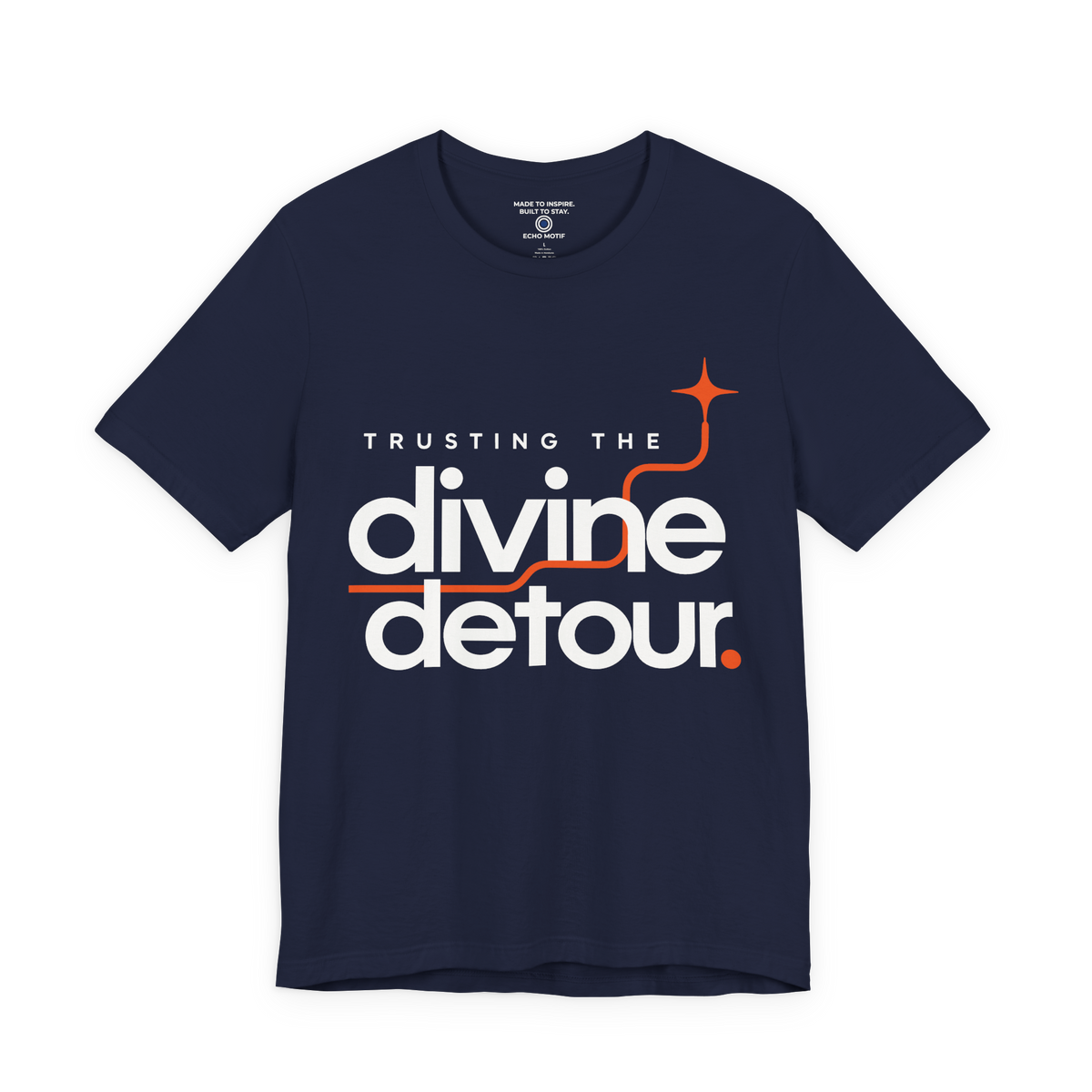 Trusting the divine detour. — Modern & Minimalist — Navy — front