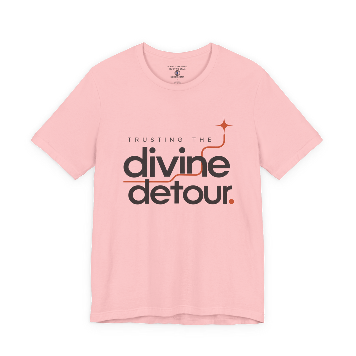 Trusting the divine detour. — Modern & Minimalist — Pink — front