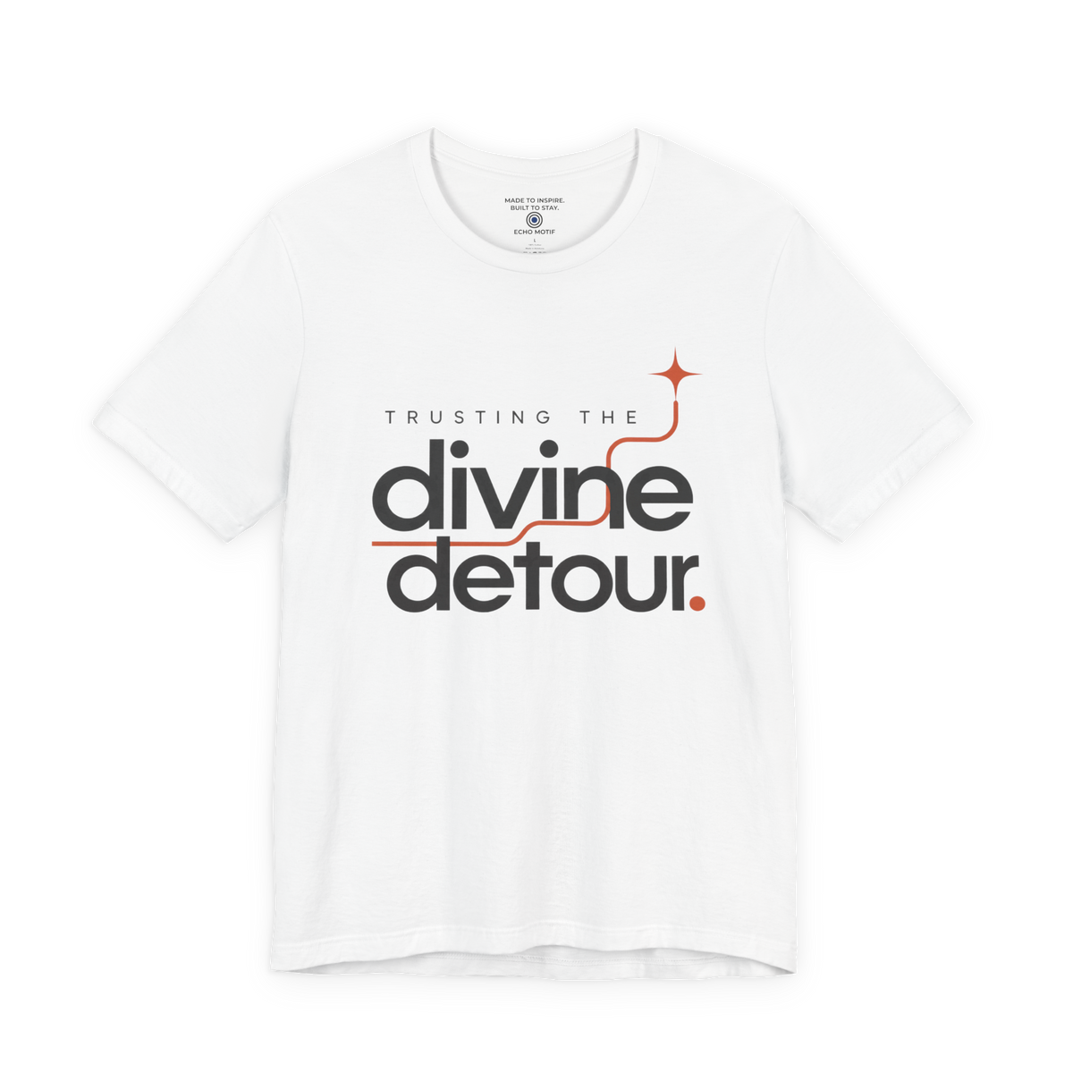 Trusting the divine detour. — Modern & Minimalist — White — front