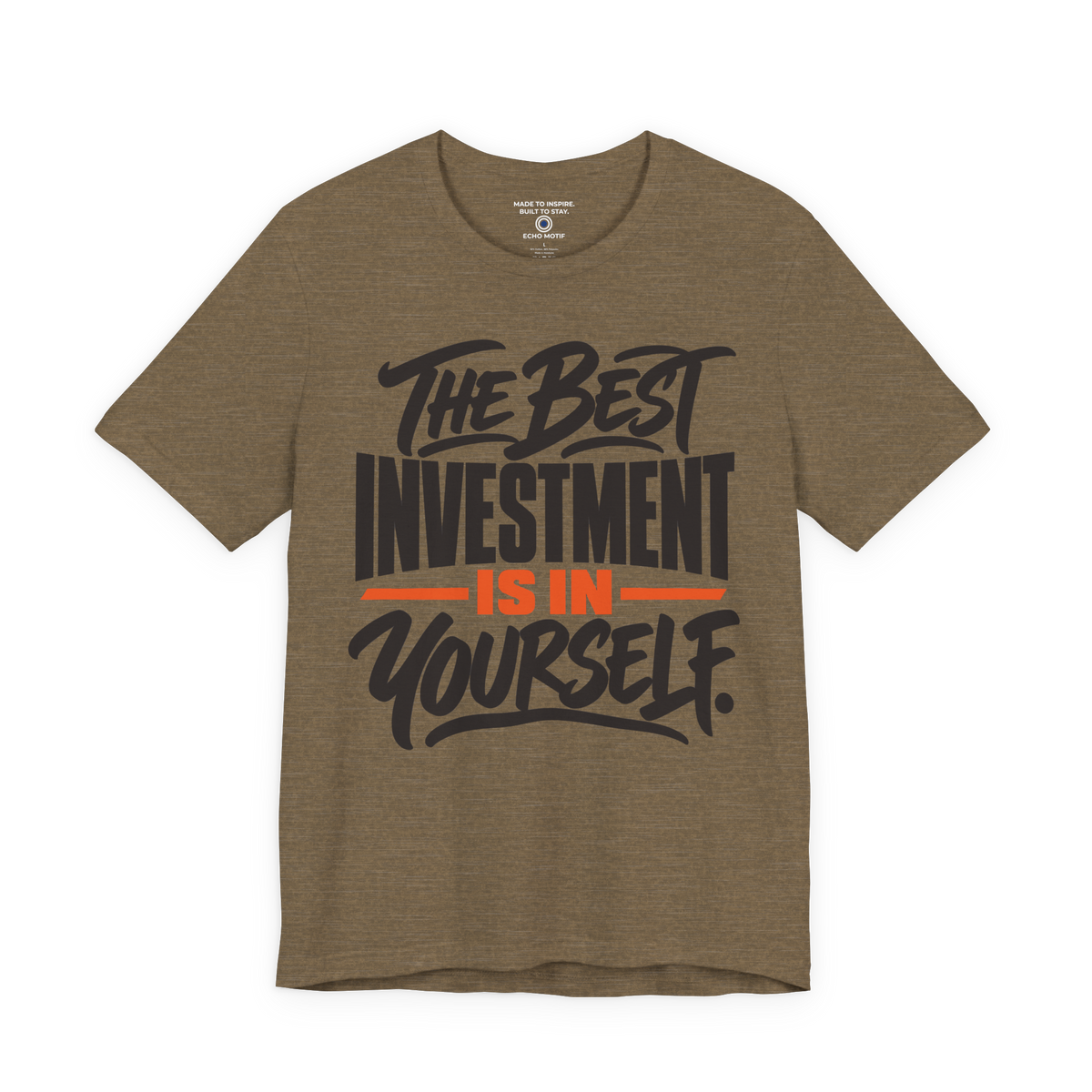 The Best Investment Is In Yourself. — Simple & Direct — Heather Olive — front