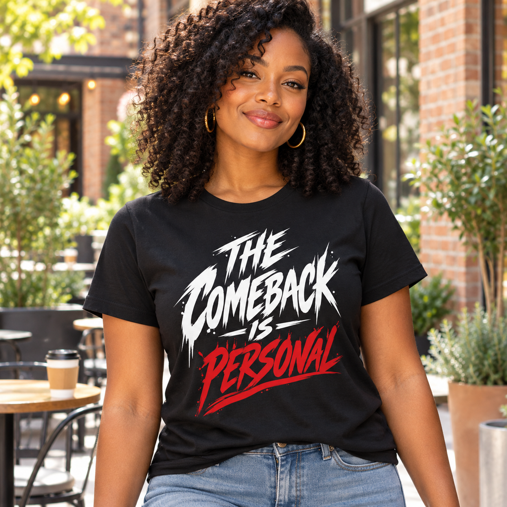 The Comeback Is Personal. — Simple & Direct — Black — lifestyle