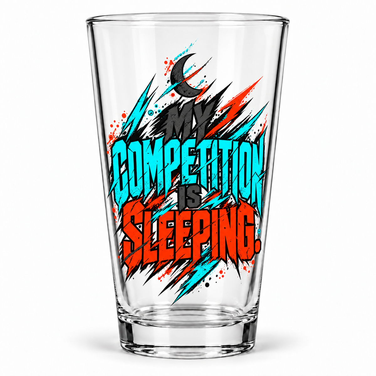 My competition is sleeping. — Graffiti & Street Art — pint — hero