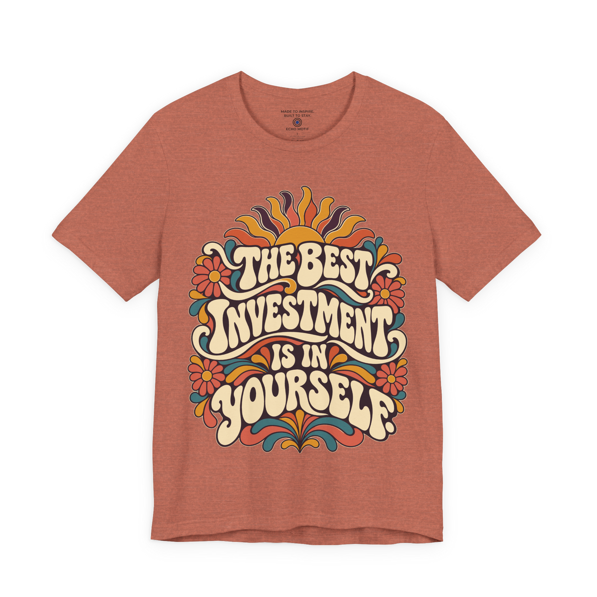 The Best Investment Is In Yourself. — Retro & Psychedelic — Heather Clay — front