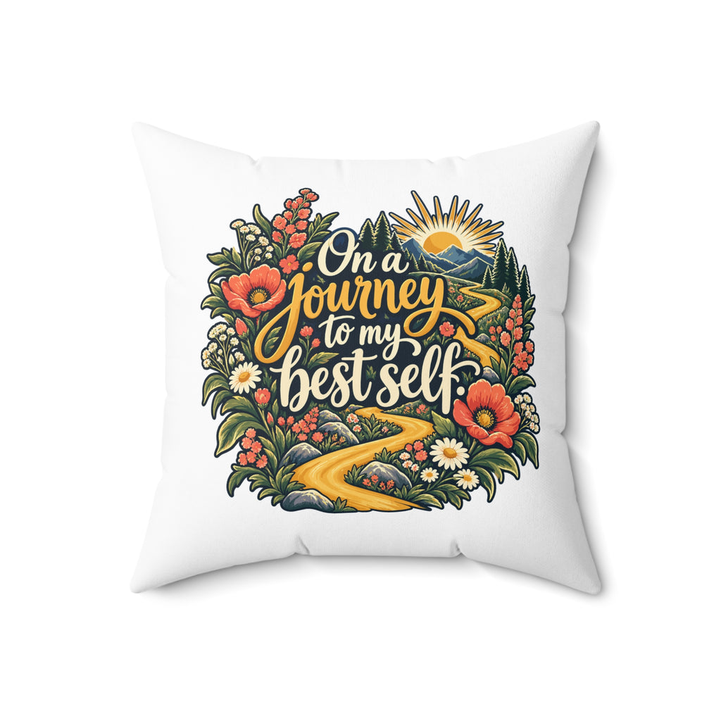 On a journey to my best self. — Inspirational & Artistic — white — 18-front