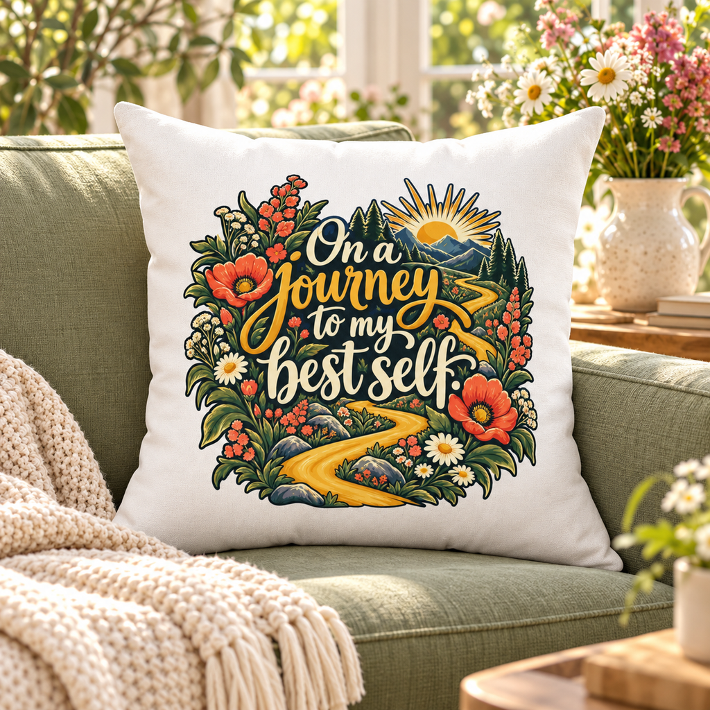 On a journey to my best self. — Inspirational & Artistic — white — lifestyle