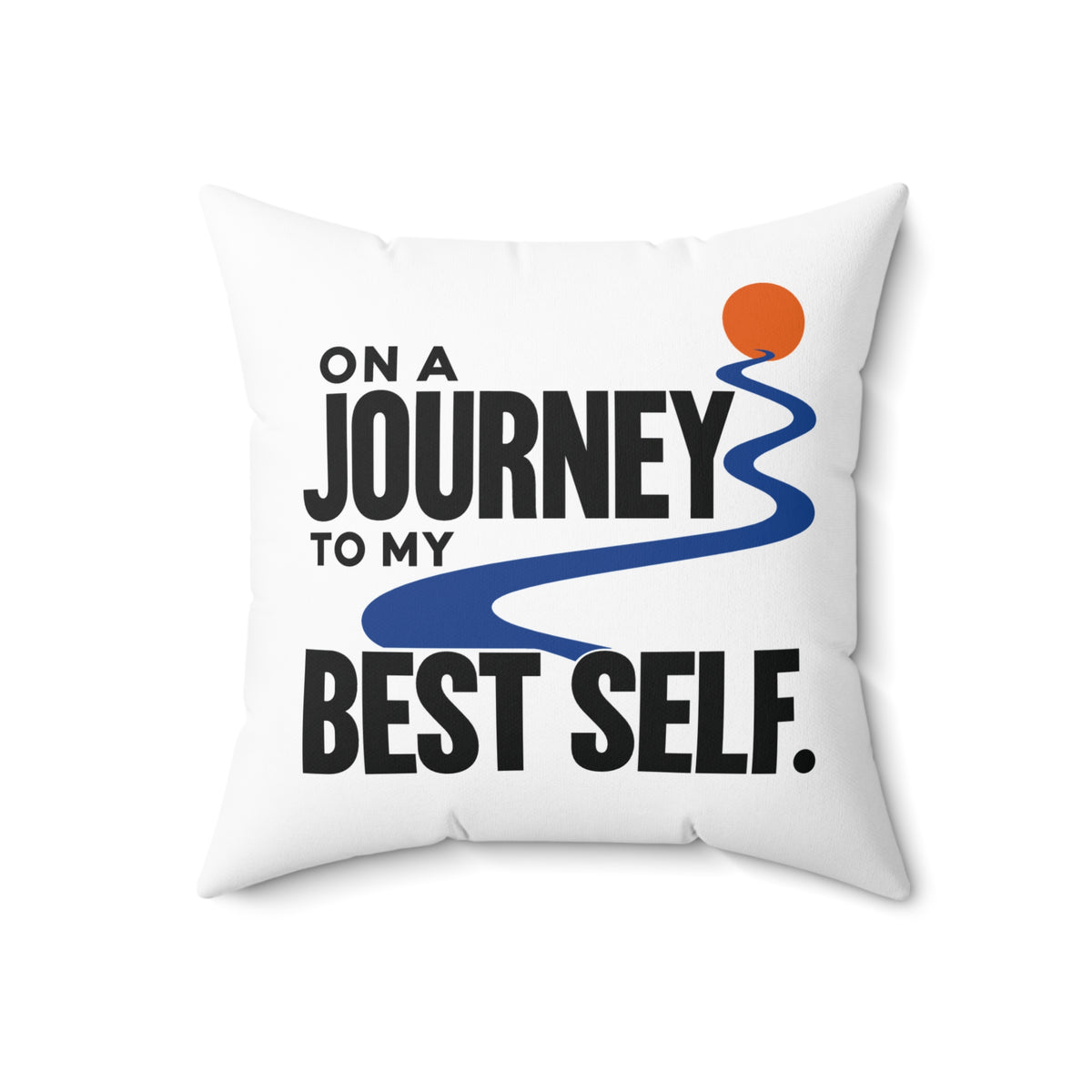 On a journey to my best self. — Modern & Minimalist — white — 18-front