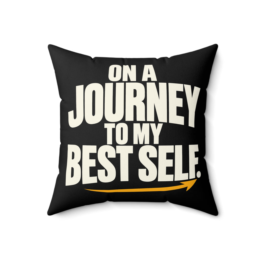 On a journey to my best self. — Simple & Direct — black — 18-front