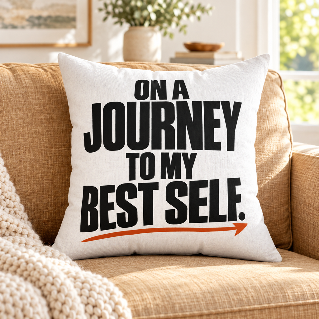 On a journey to my best self. — Simple & Direct — white — lifestyle