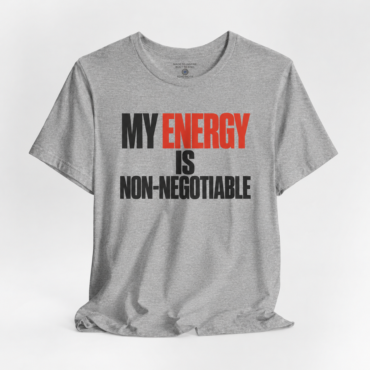 Echo Motif open shirt — Athletic Heather