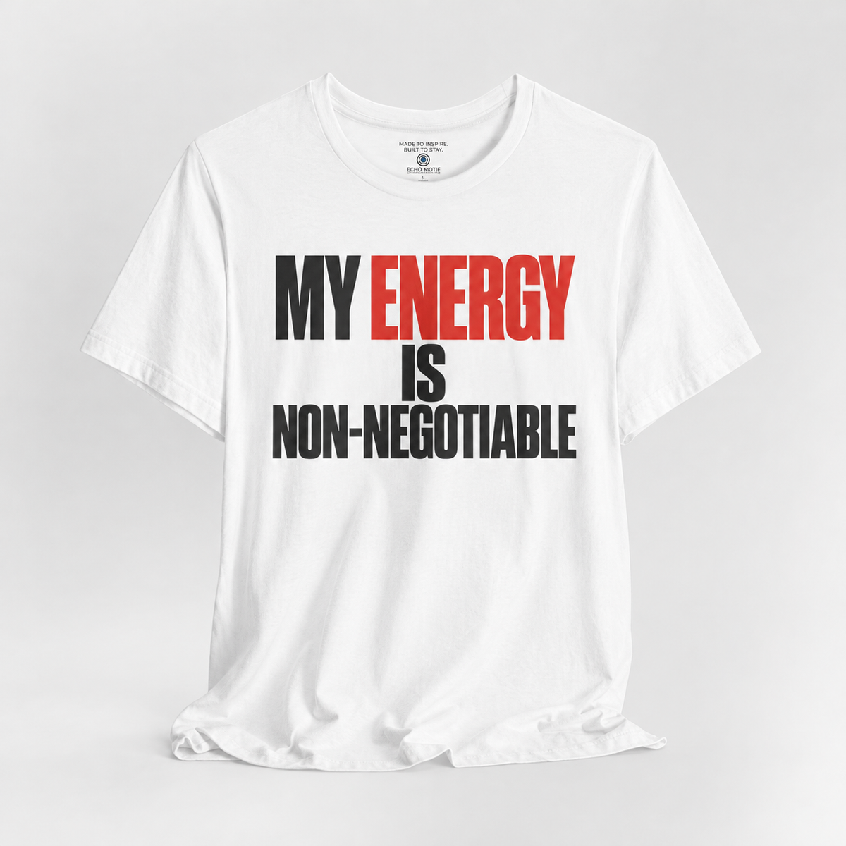 Echo Motif open shirt — White