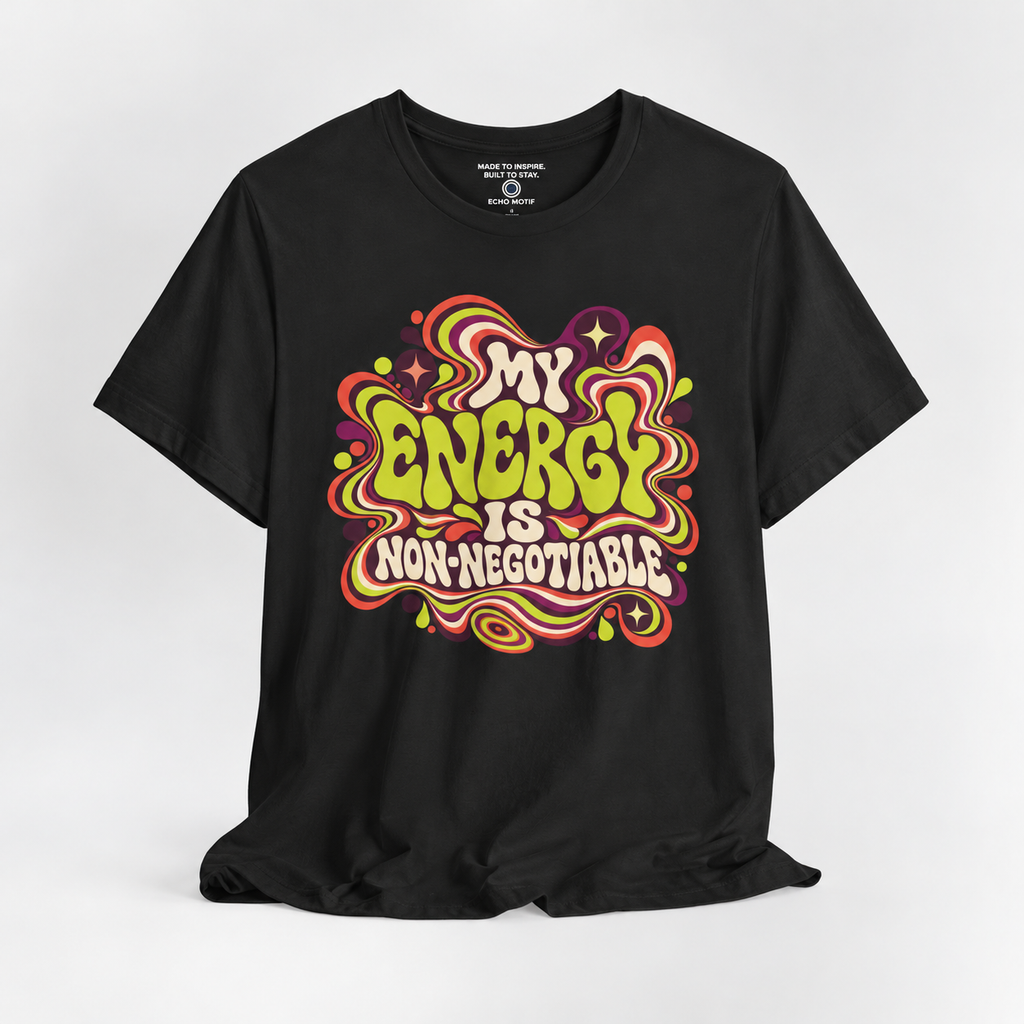 Echo Motif open shirt — Black