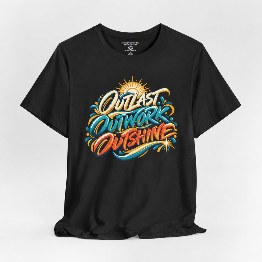 Echo Motif open shirt — Black