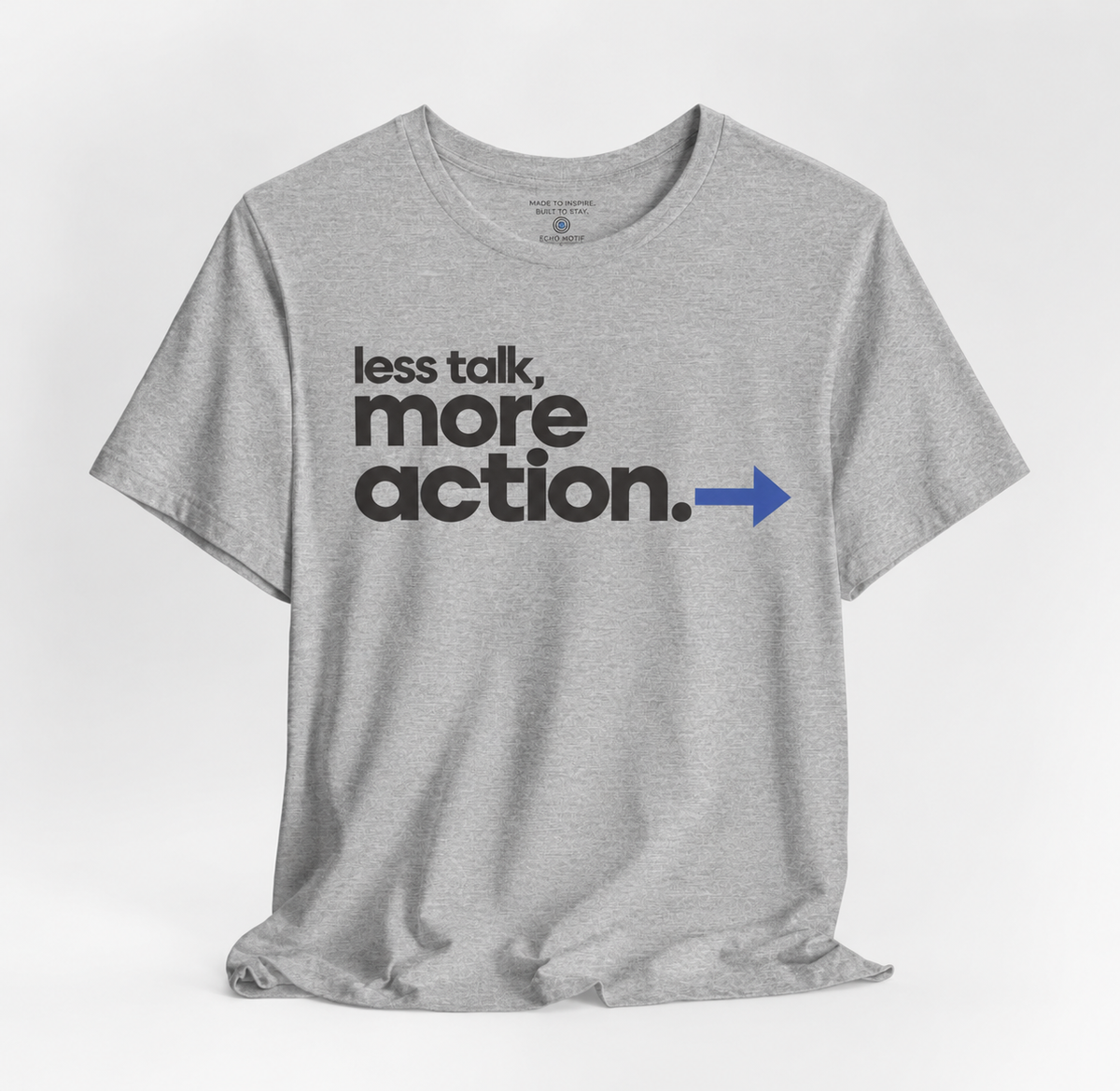 Echo Motif open shirt — Athletic Heather