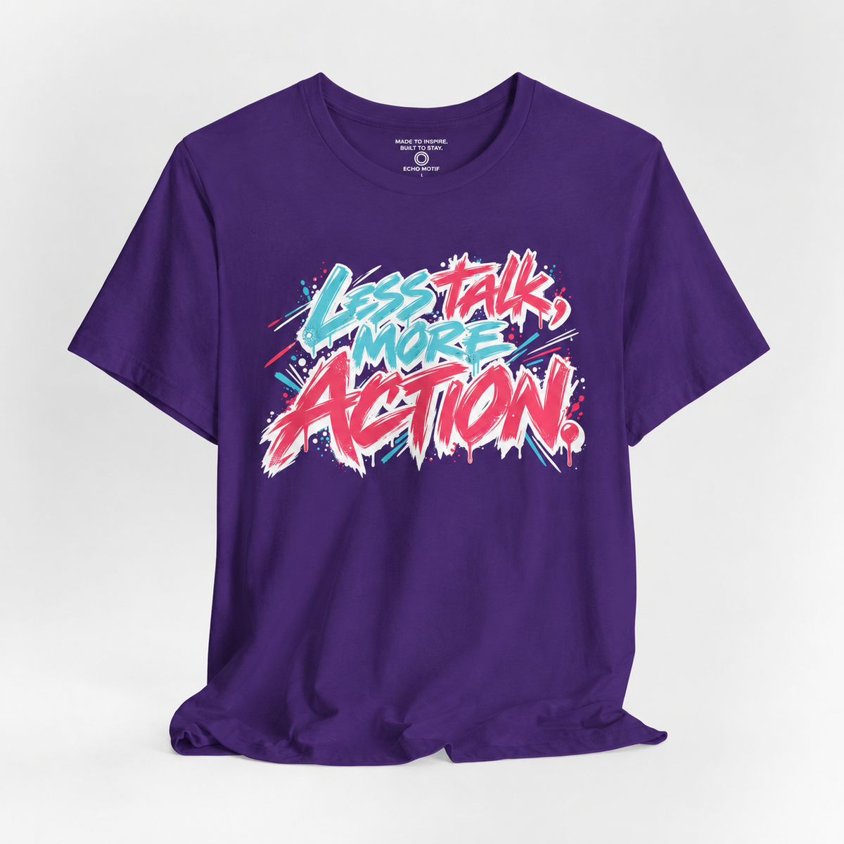 Echo Motif open shirt — Team Purple
