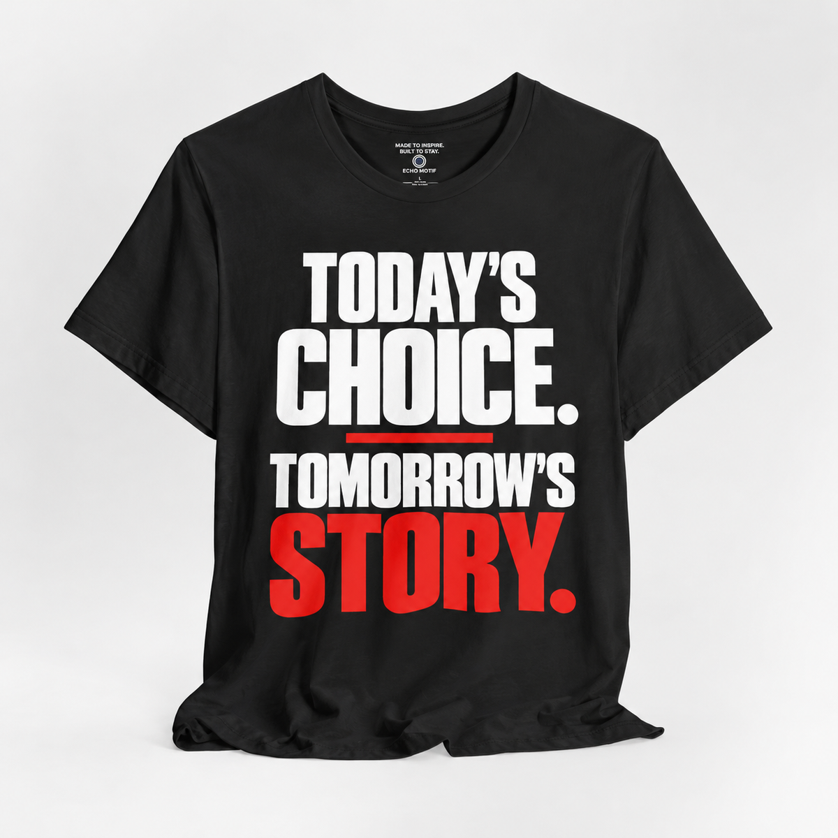 Echo Motif open shirt — Black