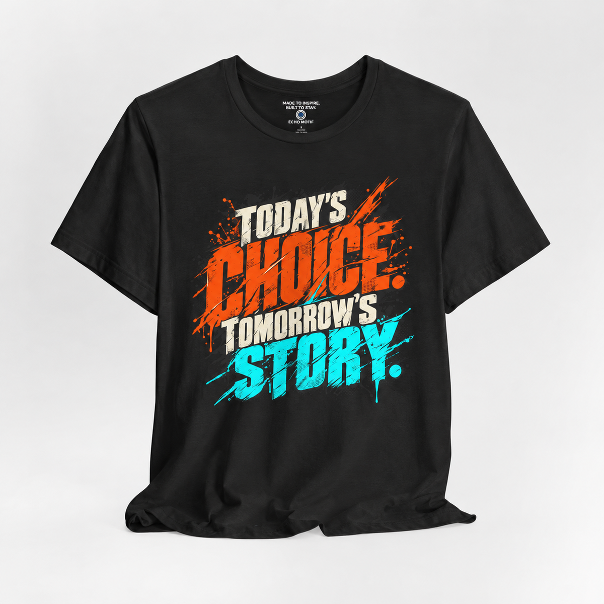 Echo Motif open shirt — Black