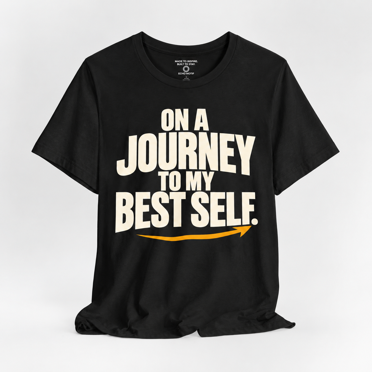 Echo Motif open shirt — Black