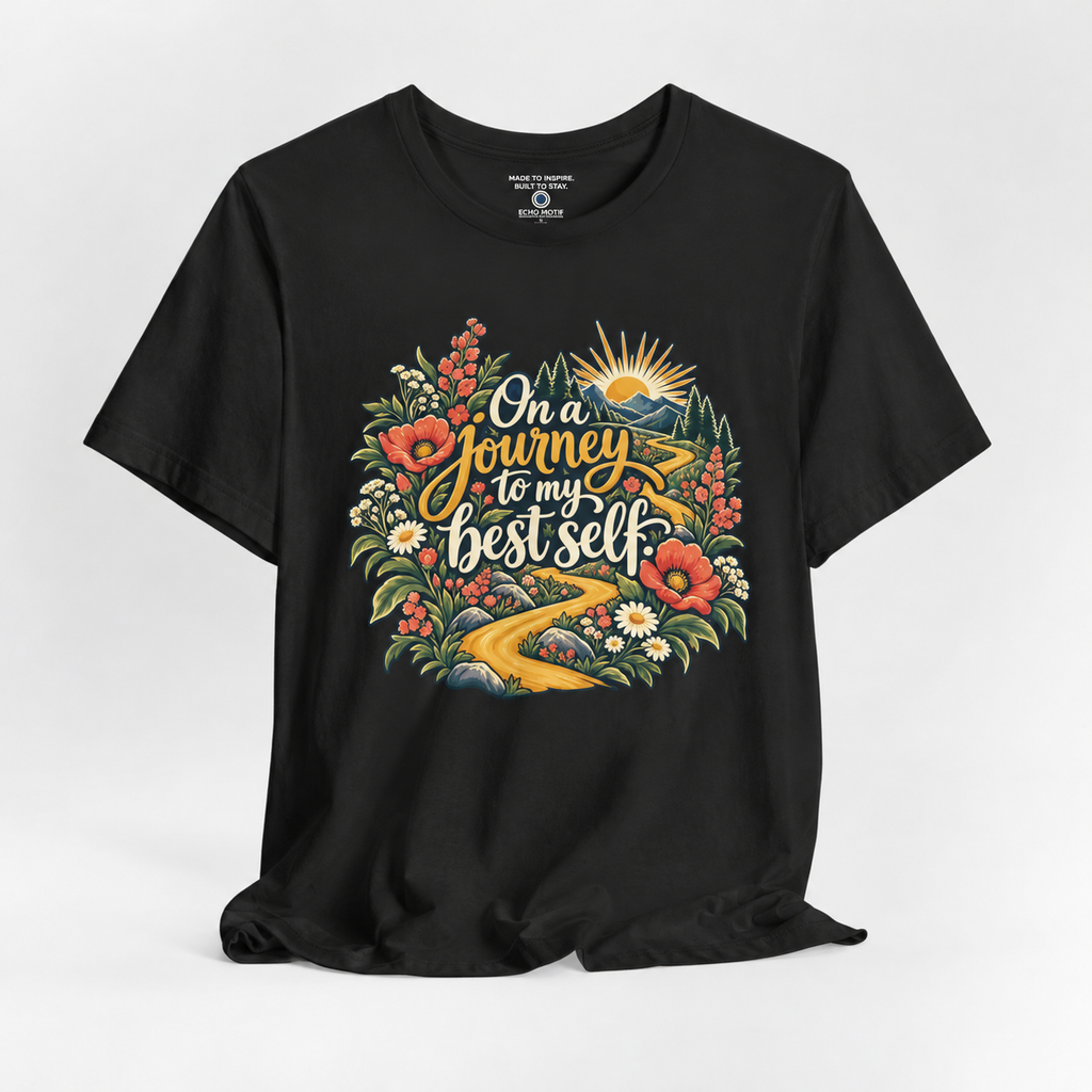 Echo Motif open shirt — Black