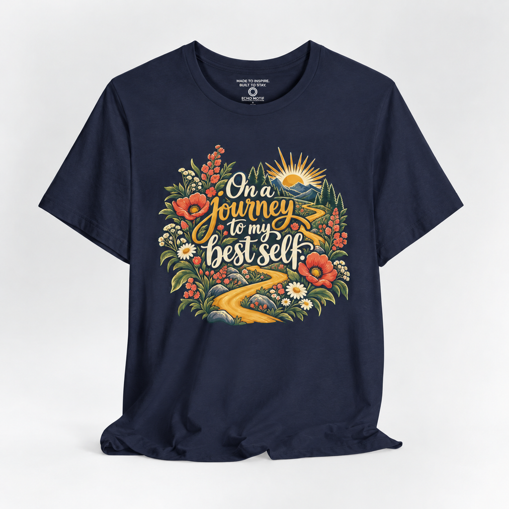 Echo Motif open shirt — Navy